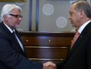 Erdoğan, Romanya ve Polonya Dışişleri Bakanını kabul etti