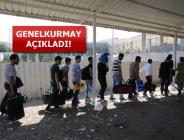 TSK: Türkiye sınırında 1632 kişi yakalandı