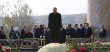 Cumhurbaşkanı Erdoğan, Kerimov’un kabrini ziyaret etti