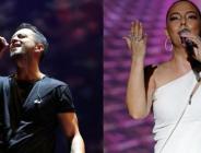Ebru Gündeş ve Murat Boz konserini 10 bin kişi izledi