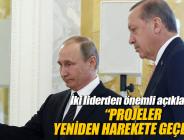 İki liderden ortak mesaj: Projeler devam edecek, kısıtlamalar kaldırılacak