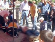 Pazarcılar arasında çadır demiri kavgası çıktı