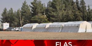 Suriye sınırına sahra hastanesi kuruldu